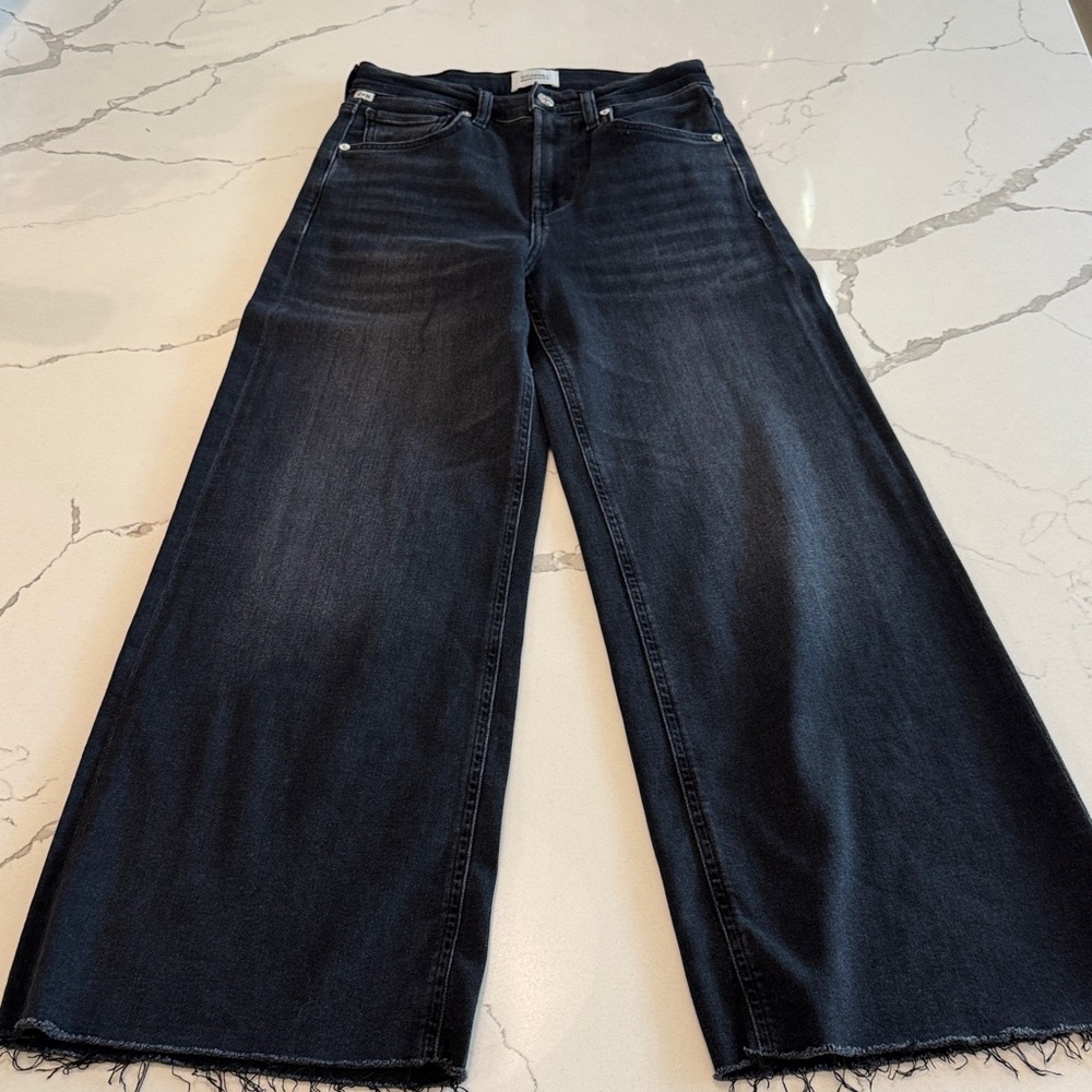 Citizens Of Humanity Midnight Wide Leg Jeans